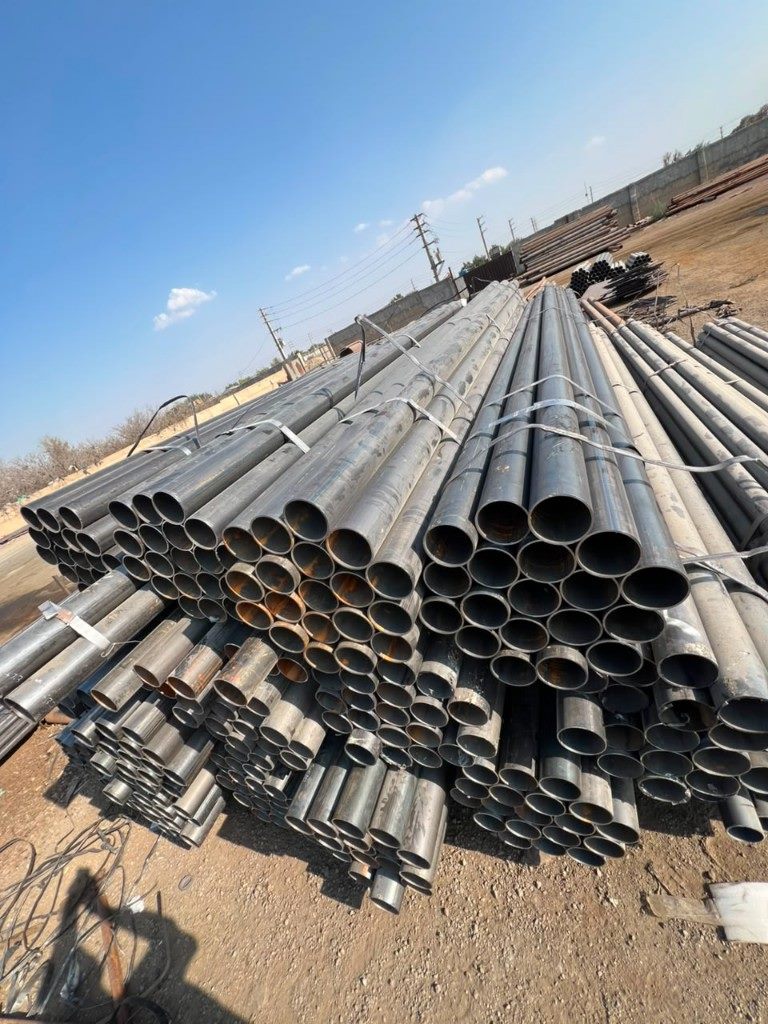 Industrial seamless pipe stockyard